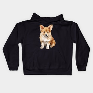 Puppy Icelandic Sheepdog Kids Hoodie